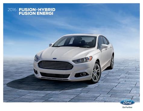 2016 Ford Fusion Ebrochure Ppt