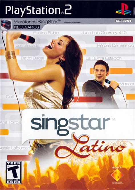 Singstar Latino Cover Or Packaging Material Mobygames