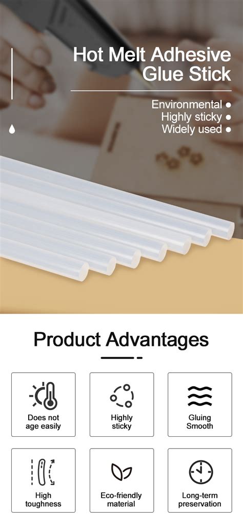 Mm Mm Solid Plastic Eva Transparent Hot Melt Clear Glue Sticks