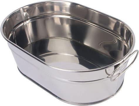 Amazon Metal Oval Tub Galvanized Steel Beverage Tub Wine Beer