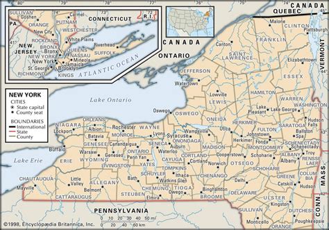 New York State Atlas Map Printable Map