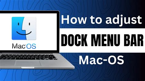 Adjust Dock Menu Bar On Mac Os Sonoma Full Guide Youtube