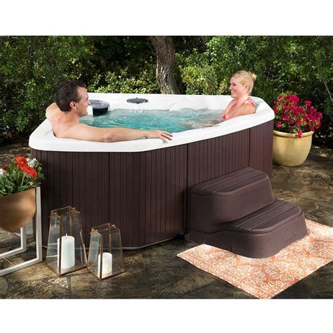 Lifesmart Spas LS300 Plus 110 Volt 2 Person 17 Jet Plug And Play Hot Tub With Ozonator Hot Tub