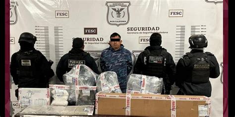 Detiene Fesc Y Sedena A Hombre Y Le Asegura Marihuana Metanfetamina