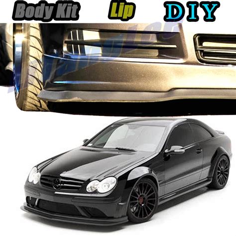 Clk Carbon Fiber Amg Rear Bumper Lip Rear Diffuse Spoiler Tail Lip Car