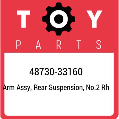 48730 33160 Toyota Arm Assy Rear Suspension No 2 Rh 4873033160 New