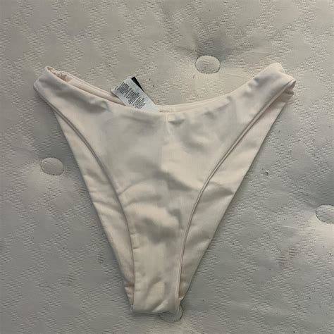 White Bikini Bottoms Depop