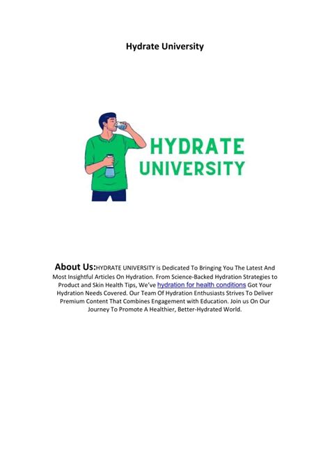 Ppt Hydrateuniversity Powerpoint Presentation Free Download Id 12583353