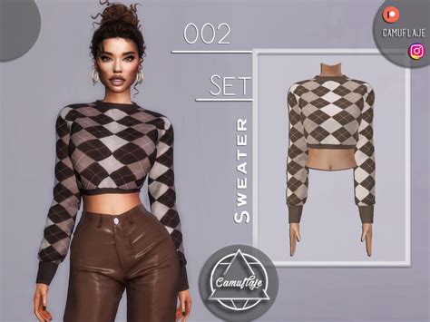 The Sims Resource SET 002 Sweater