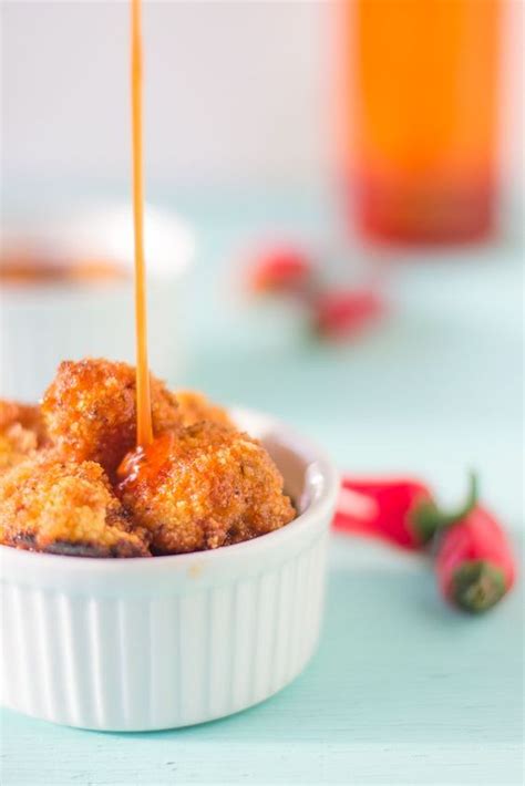 Cauliflower Bites In Honey Sriracha Sauce Recipe Wings Kitchens And Sauces