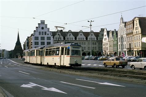 Rostock 751 860 867 Neuer Markt 05 08 1990 Tramfan2011 Flickr