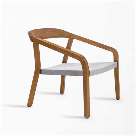 Contemporary Armchair Pure Schoenhuber Franchi Batyline Iroko