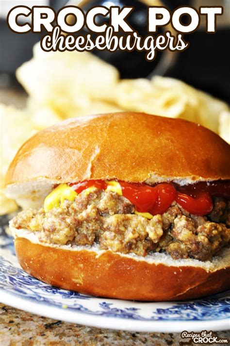 Crock Pot Cheeseburger Sandwiches Recipes That Crock