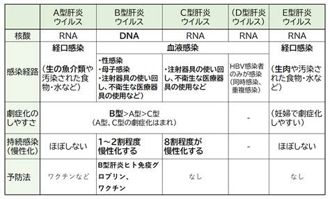 ウイルス性肝炎のまとめ 京都コムファ