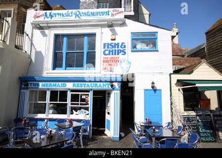 Sea Food Restaurant Fish And Chip Shop Whitby England Uk Stock Photo