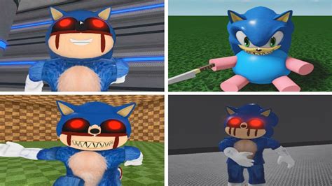 ROBLOX NEW ALL SONIC EXE JUMPSCARE New Sonic Test All The Bots