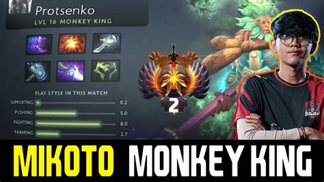 K Mmr Monkey King Min Gg Mikoto Dota Ranked Match Youtube