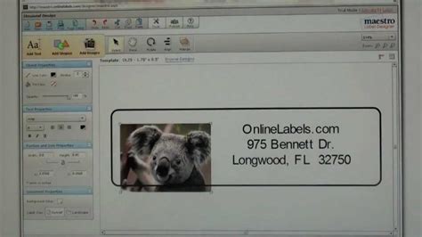 Add A Picture To Your Label Design Template Maestro Label Designer