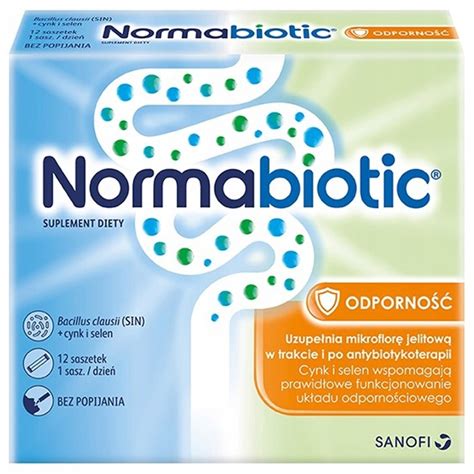 Normabiotic Odporność mikroflora jelitowa 12x 11199999062 oficjalne