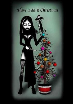 The Bizarre And Weird Gothic Christmas Cards Dark Christmas