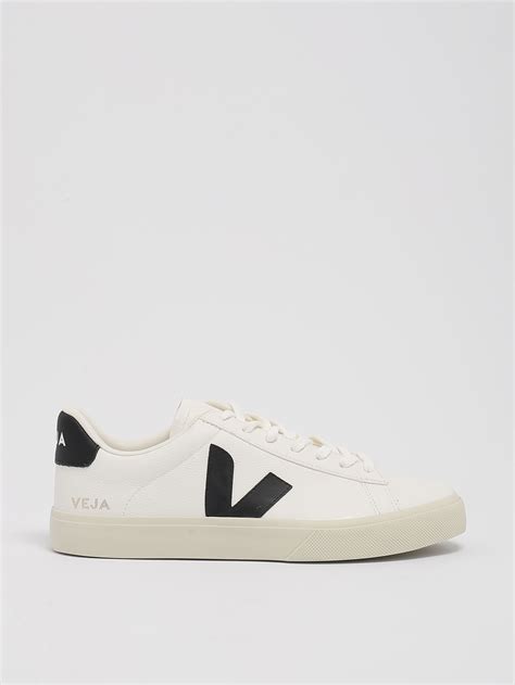 Baskets Veja Campo Pour Homme En Cuir Sans Chrome Avec Lacets