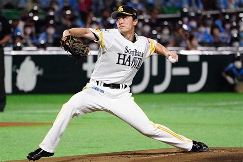 鷹・和田毅、41歳にして自己最速更新 149キロに球場どよめき、勝てば日米通算150勝 Full Count