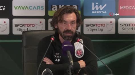 Andrea Pirlo Yükselen performansımızın devamını sağlayabilirdik