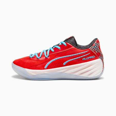 All Pro Nitro Scoot Basketball Sneakers For All Time Red Bright Aqua