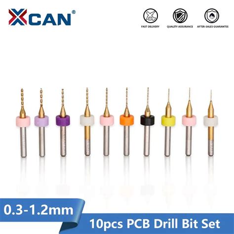 XCAN 10 St Cke PCB Bohrer Set 0 3 1 2mm PCB Platine Bohren Bit Zinn