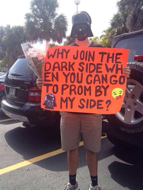 Cute Star Wars Promposal Cute Prom Proposals Asking To Prom Prom