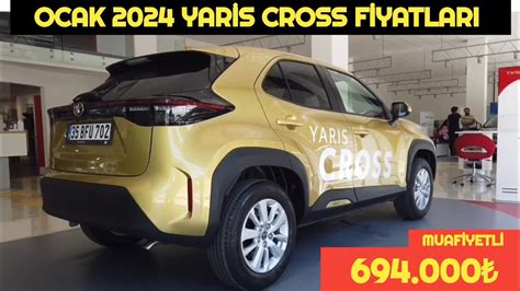 OCAK 2024 TOYOTA YARİS CROSS FİYAT LİSTESİ AÇIKLANDI ENGELLİ