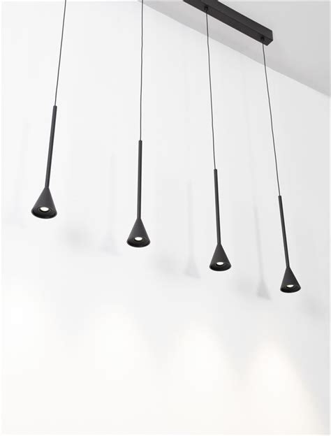 Nova Luce Linear Luminaires Net Black Aluminium