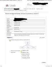 Revisar Entrega De Examen Semana 4 Sumativa 2 Control 1 Pdf
