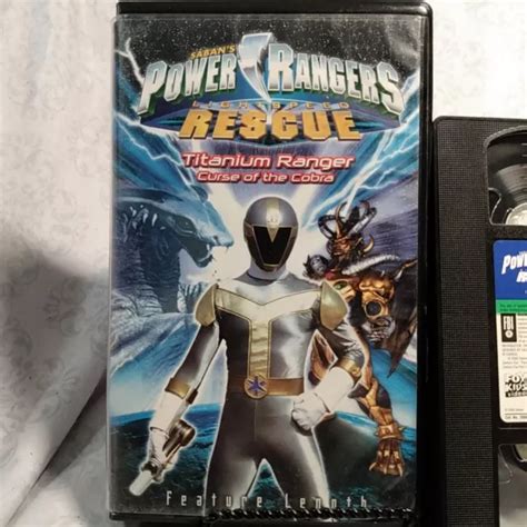 POWER RANGERS LIGHTSPEED Rescue Titanium Ranger Curse Of The Cobra