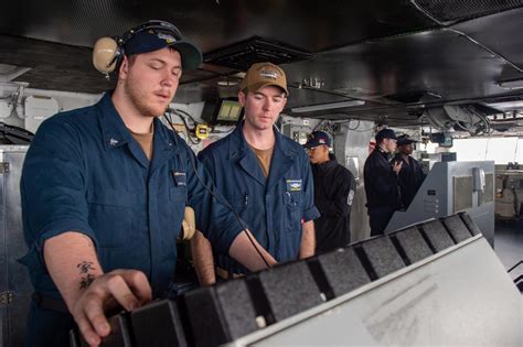 Dvids Images Uss Ronald Reagan Cvn Sailors Stand Watch In The