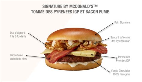 D Couvrez La Nouveaut Signature By Mcdonald S La Tomme Des