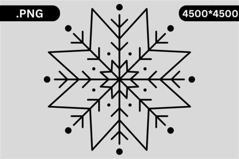 Snowflake Graphic By Nydesign · Creative Fabrica