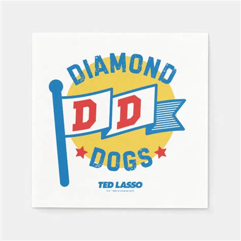 Ted Lasso | Diamond Dogs Napkins | Zazzle