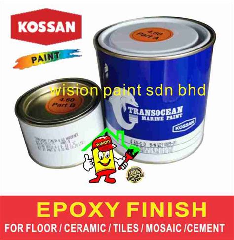 L Kossan Epoxy Paint Floor Coating Finish Underwater Marine