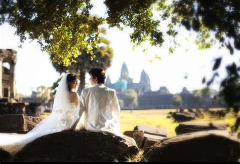 Pre Wedding Photography At Angkor Wat Temples Siem Reap Cambodia