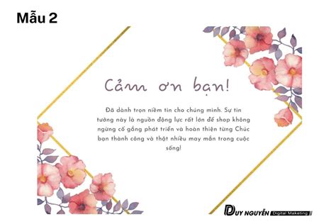 Mẫu thư cảm ơn khách hàng shopee ấn tượng cho shop | Duy Nguyễn - Giảng ...