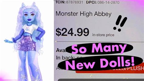 MONSTER HIGH NEWS 2023 G3 Listings G3 Abbey Doll Clawd