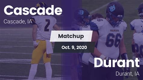 Cascade HS Football Video "Matchup: Cascade vs. Durant 2020" | MaxPreps