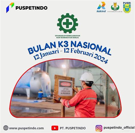 PERINGATAN BULAN K3 NASIONAL TAHUN 2024 News Puspetindo