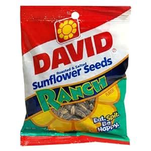 Amazon David Sunflower Seed Ranch Flavor Ounce Bags Pack