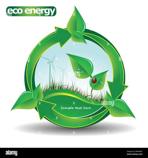 Green Eco Friendly Label Or Badge Template Stock Vector Image Art Alamy