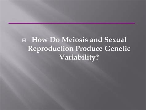 Ppt Meiosis And Sexual Reproduction Powerpoint Presentation Free