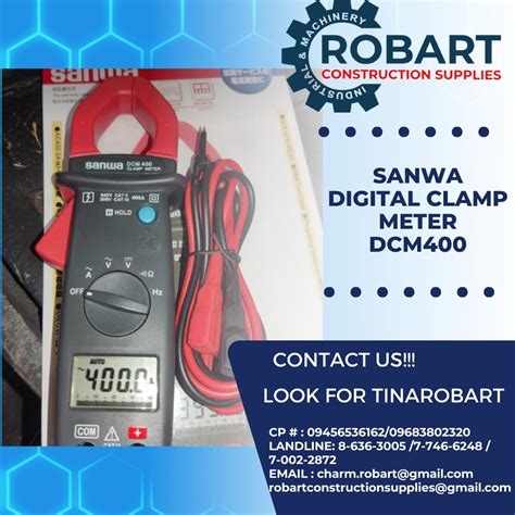 Sanwa Digital Clamp Meter Dcm Commercial Industrial Construction