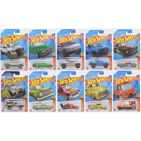 Série hw Hot Trucks Completa Main Line 2022 10 Miniaturas Hot