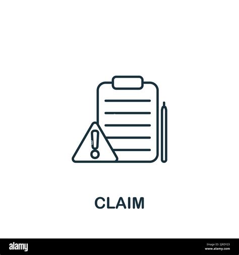 Claim Icon Line Simple Line Shipping Icon For Templates Web Design